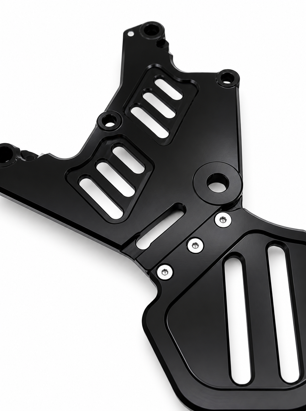 Upgraded Dual Caliper Mount + Rotor Guard for Sur Ron, Talaria & Segway | Heavy Duty Metal
