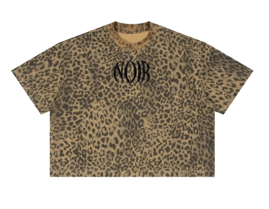 Noir Leopard Tee