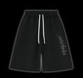 Noir sweat shorts