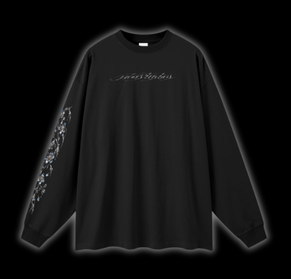 Noir flower long sleeve