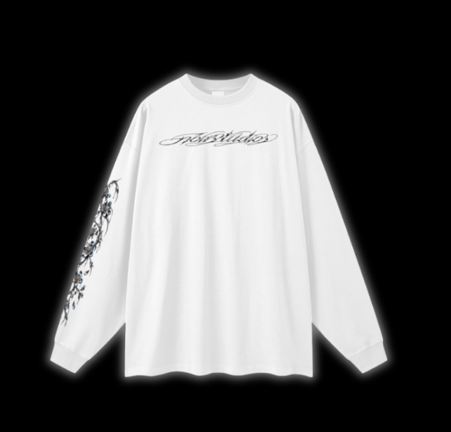 Noir flower long sleeve