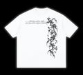 noir flower baggy tee