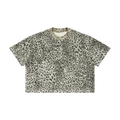 Noir Cheeta Print Tee