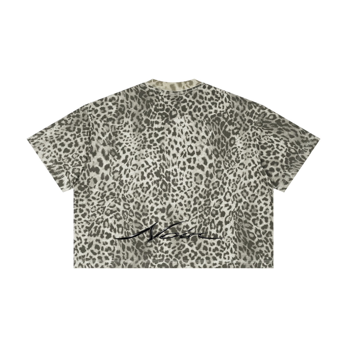 Noir Cheeta Print Tee