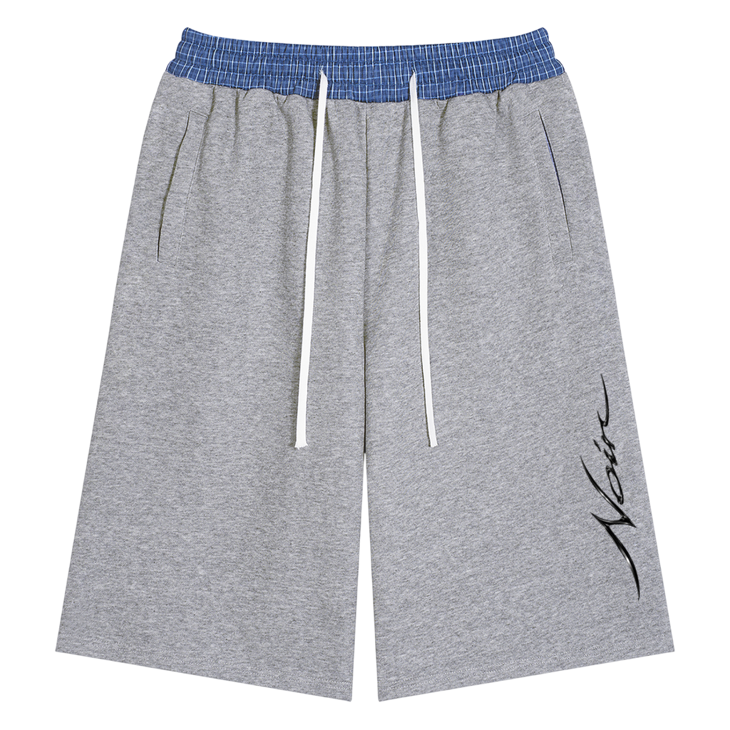 NOIR Gray Sweat Shorts