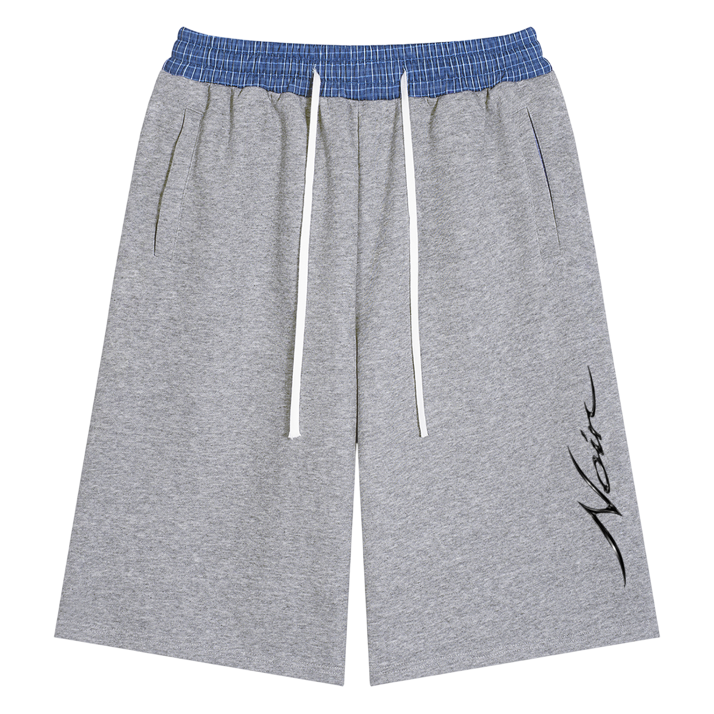 NOIR Gray Sweat Shorts