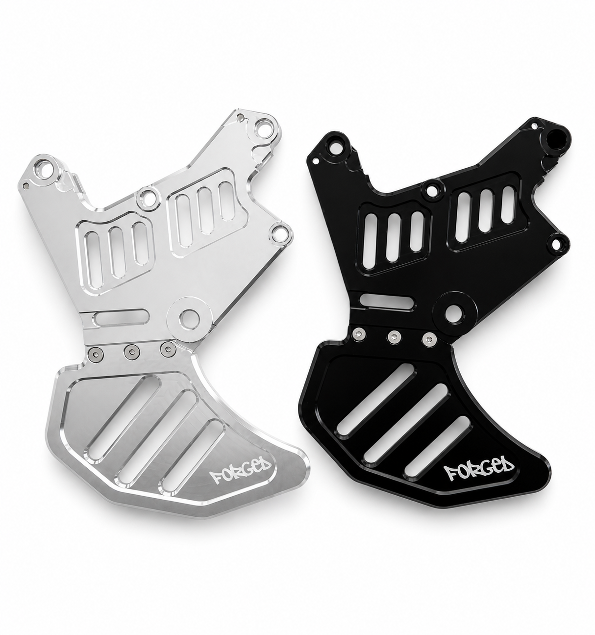Upgraded Dual Caliper Mount + Rotor Guard for Sur Ron, Talaria & Segway | Heavy Duty Metal