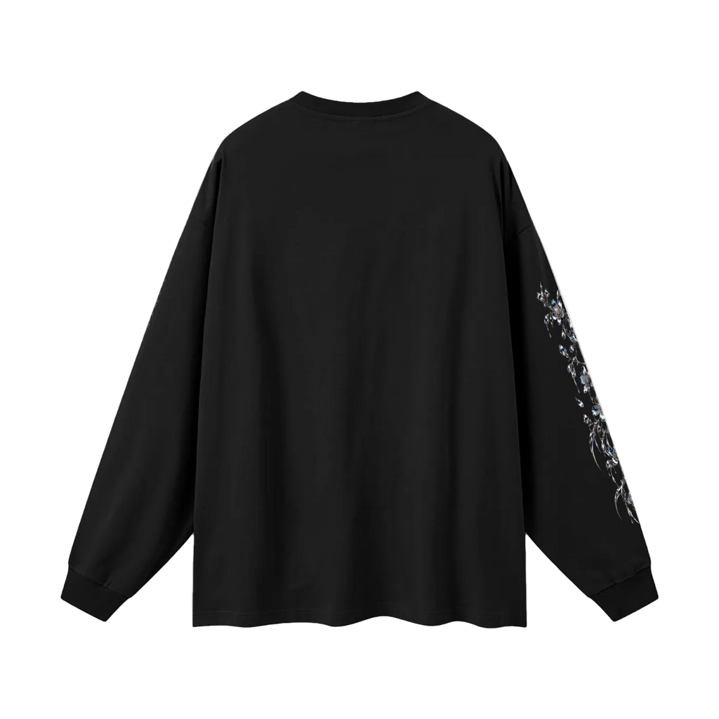 Noir flower long sleeve