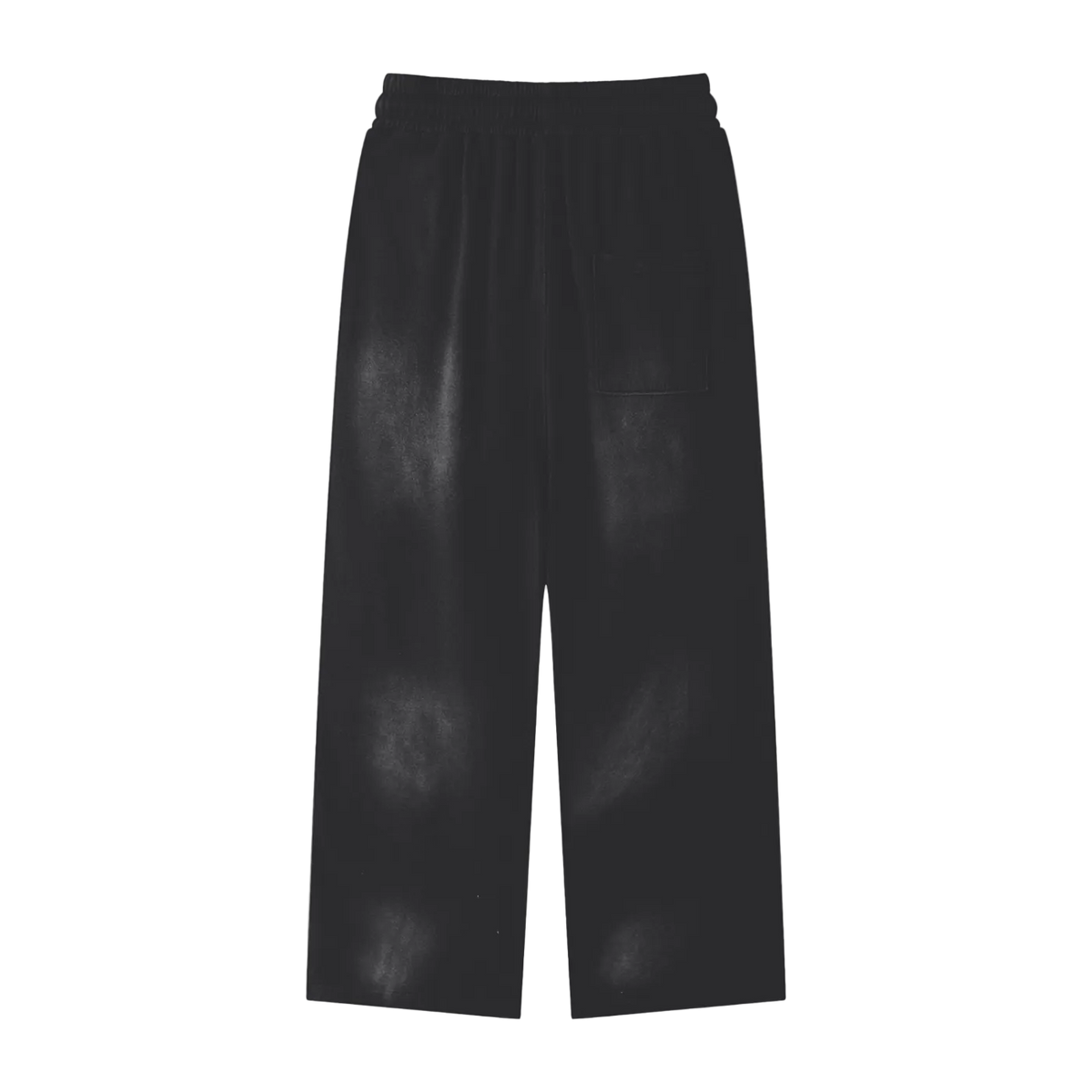 noir cursive sweatpants