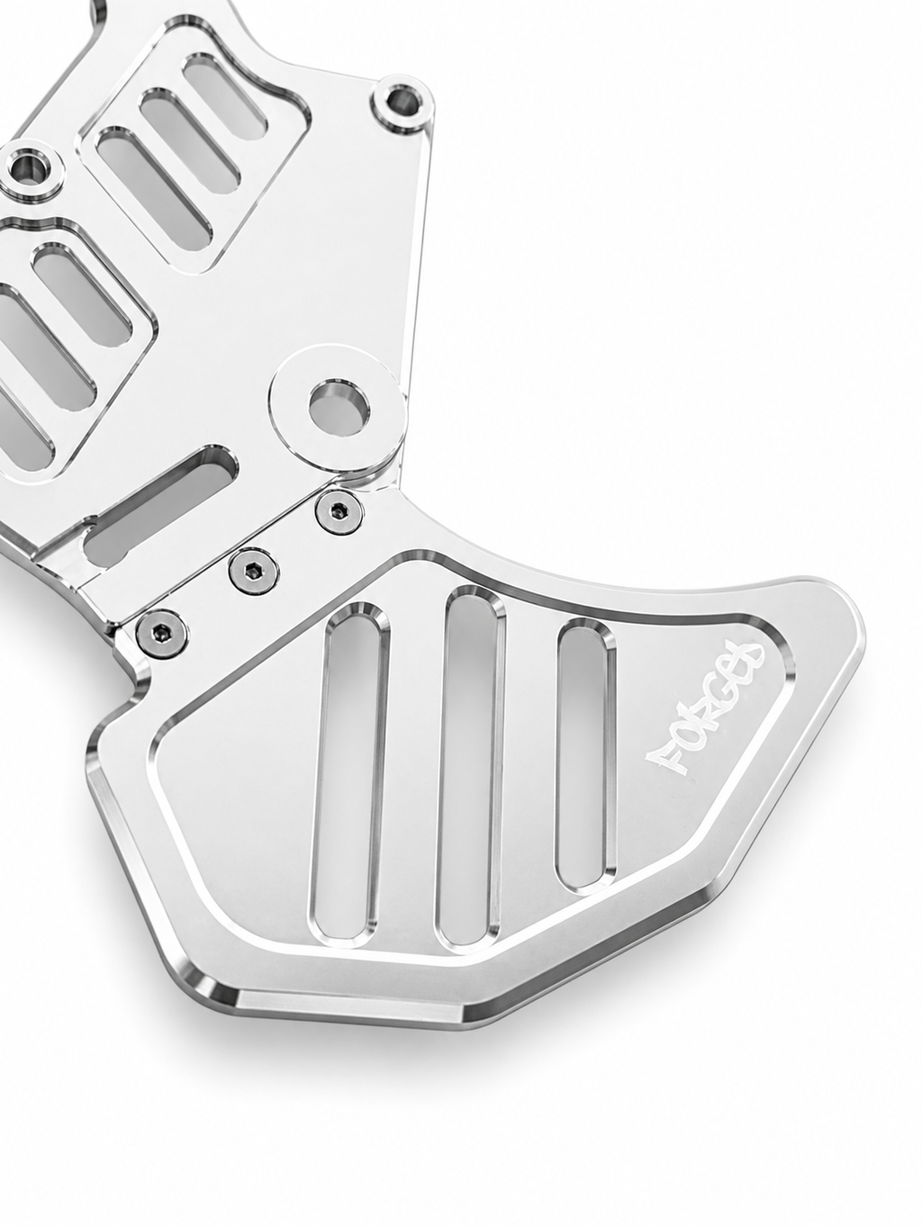 Upgraded Dual Caliper Mount + Rotor Guard for Sur Ron, Talaria & Segway | Heavy Duty Metal